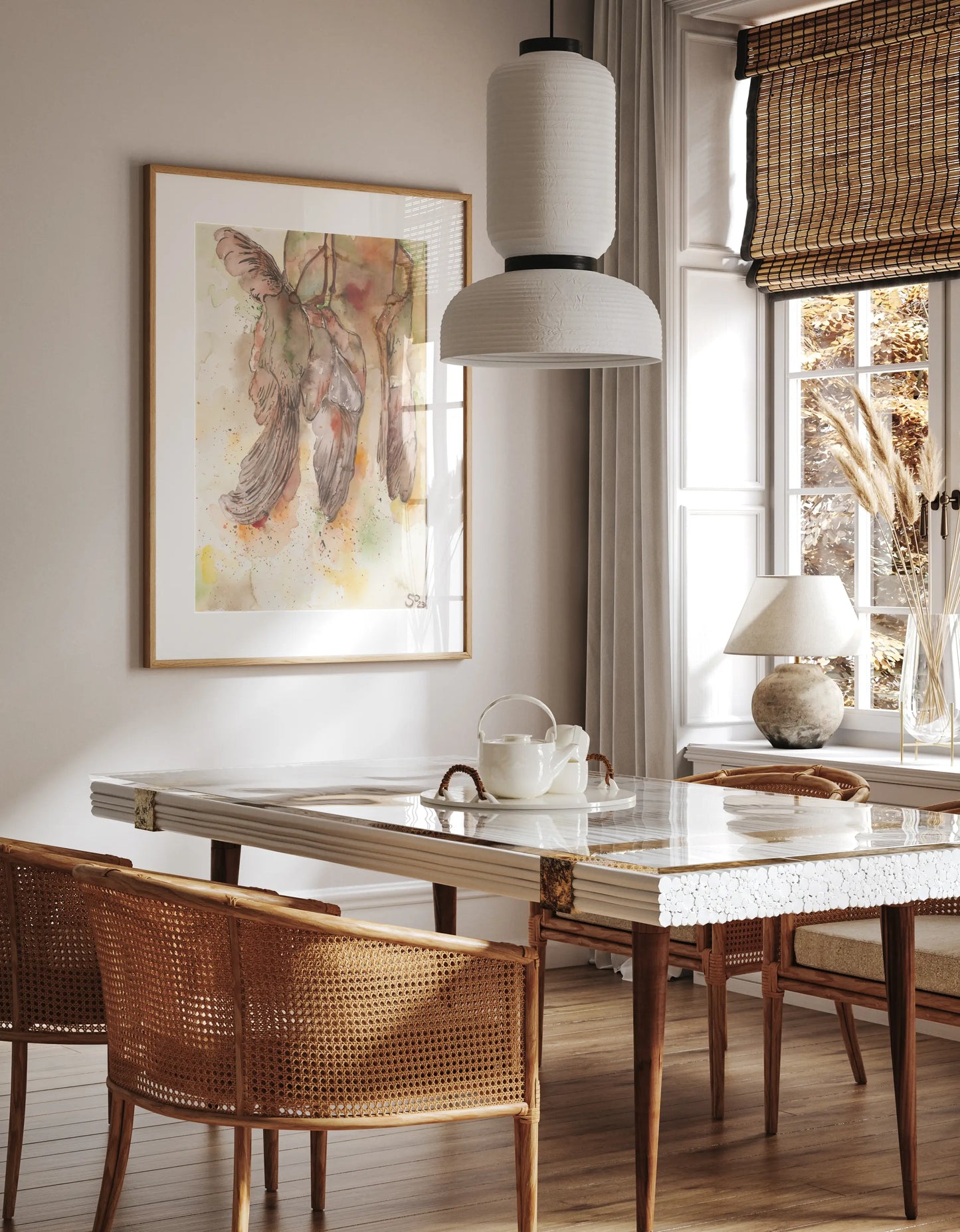 Handgemalte Ahornsamen