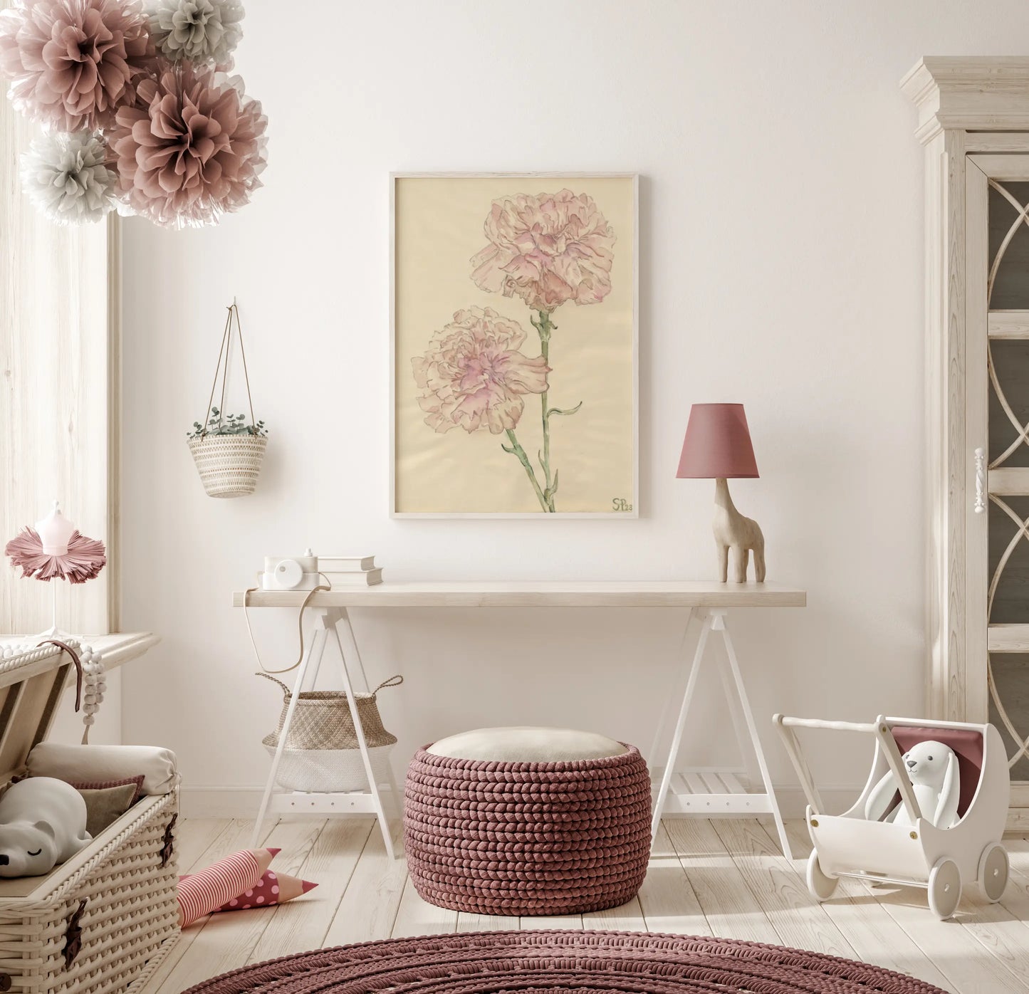 Januar Geburtsblume Nelke