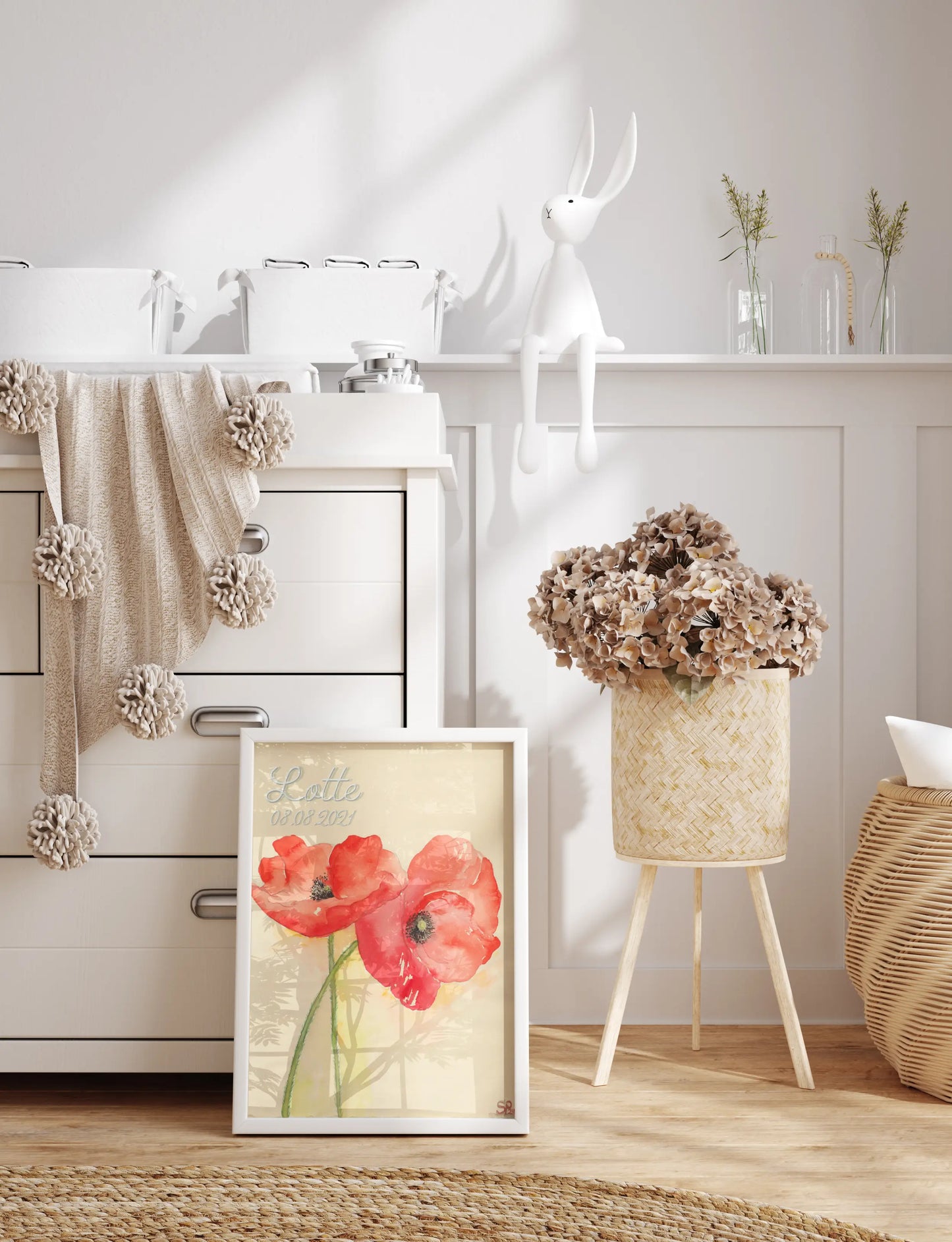 August Geburtsblume Mohnblume