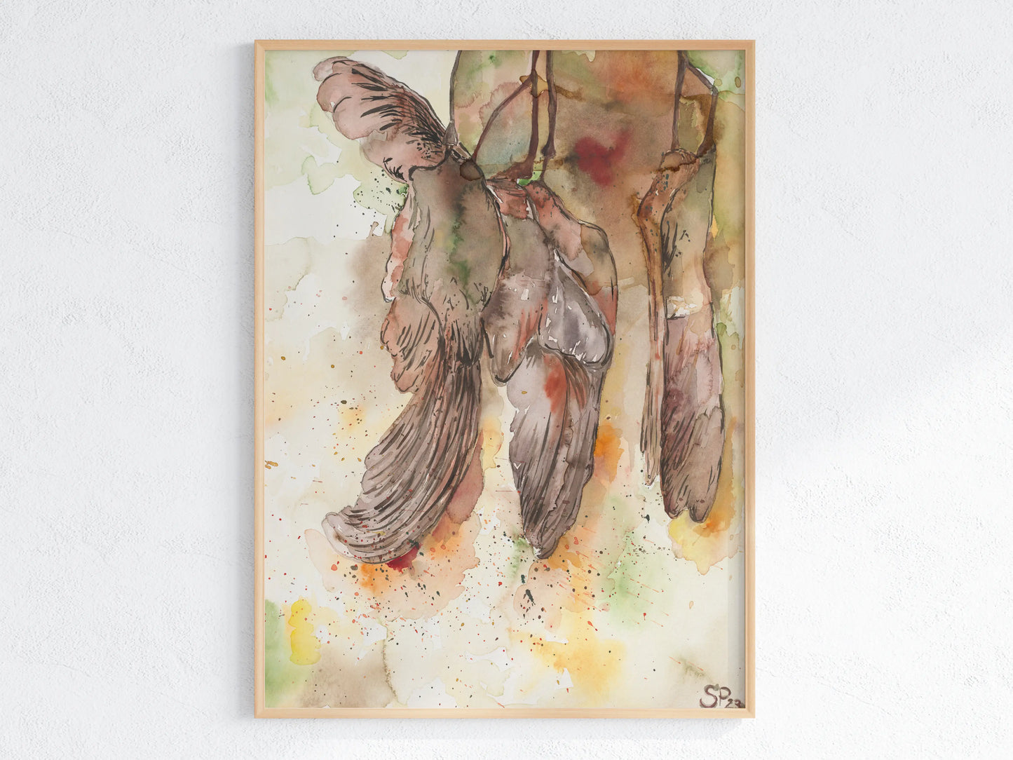 Handgemalte Ahornsamen