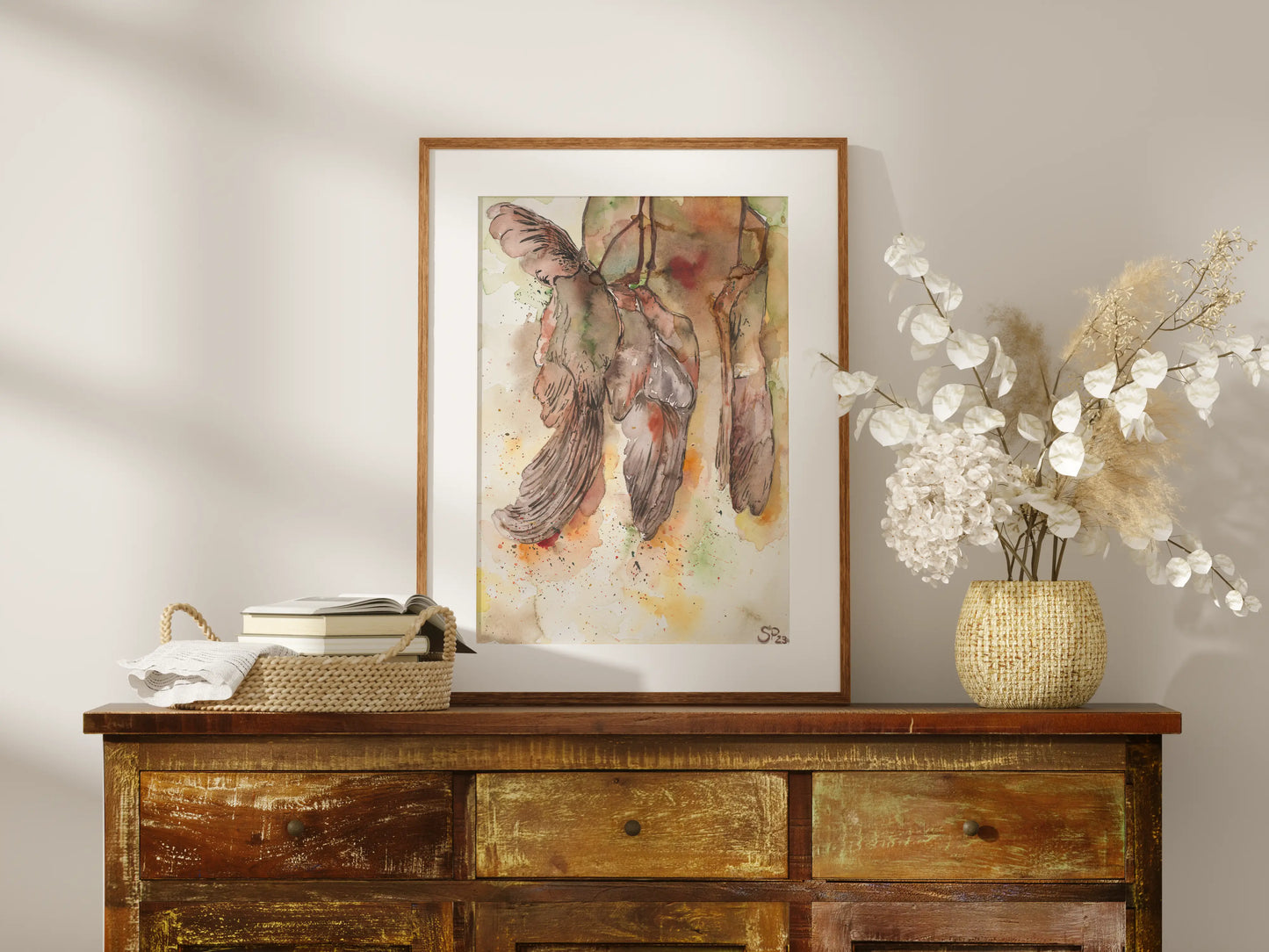 Handgemalte Ahornsamen